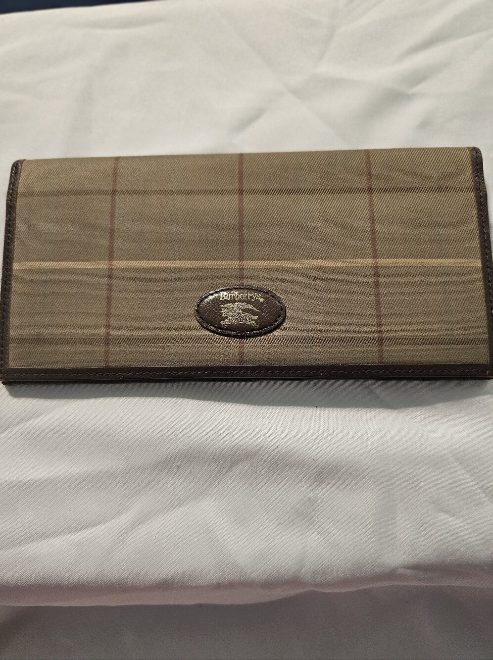 BURBERRYS VINTAGE LONG BIFOLD CHECKBOOK WALLET